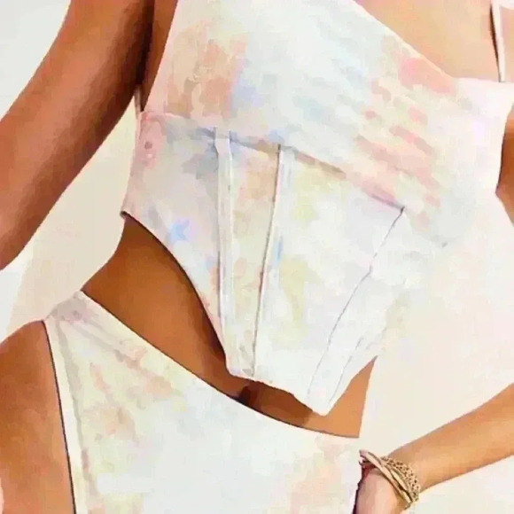 ASOS Luxe Pastel Bikini Top - Picture 8 of 10